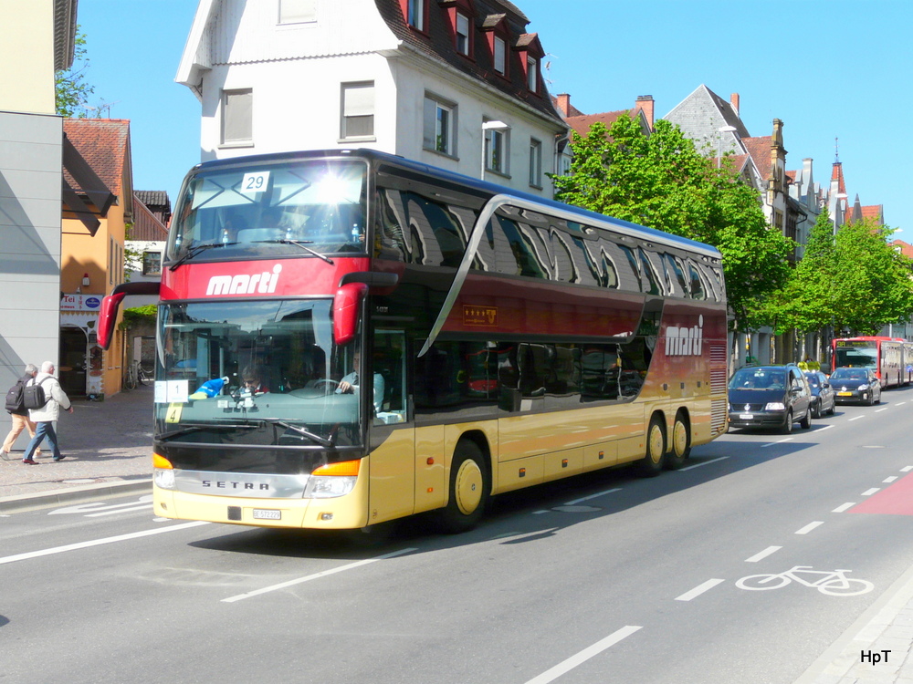 Setra S 431 DT unterwegs in Konstanz am 03.05.2012