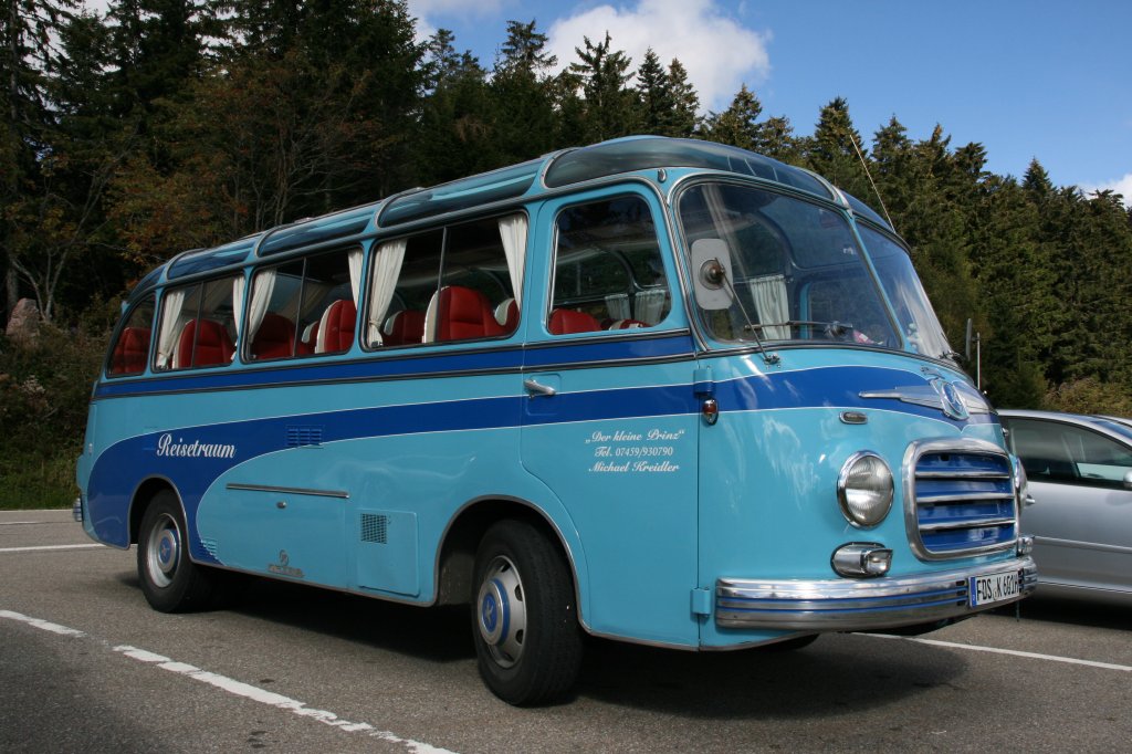 Setra S 6 Baujahr 1959  Reisetraum , 09.10.2011 Mummelsee/Schwarzwald