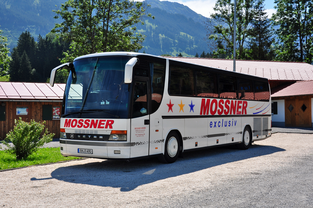 Setra S315 HD Reisebus  Mossner  in Fischen/Allgu - 16.07.2011