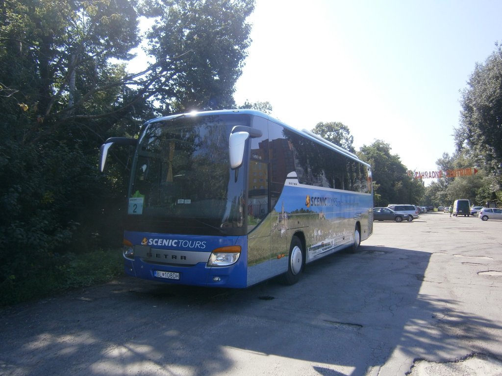Setra S415 GT-HD, Blaguss Slowakei(Scenic Tours motiv),2.8.2012, Bratislava