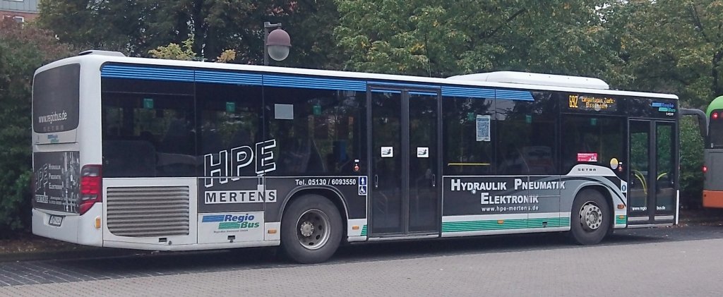 Setra berlandbus, in Langenhagen/Centrum, am 25.09.2012.