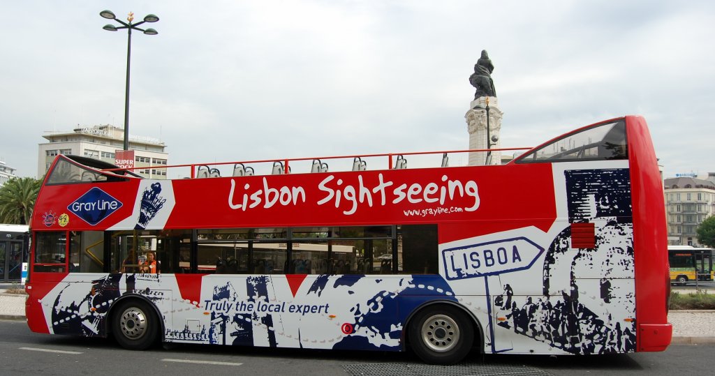 Sightseeing-Bus in Lissabon. (02.06.2010)