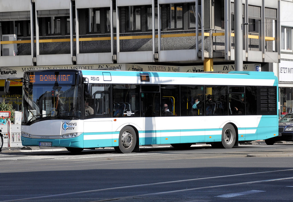 Solaris Stadtbus der RSVG-BBV am Bonner-Hauptbahnhof - 04.03.2010