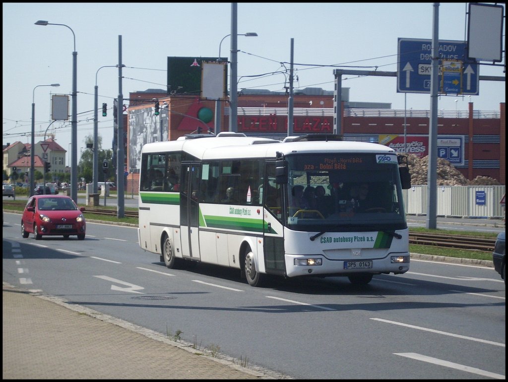 SOR von ČSAD autobusy Plzeň a.s. in Plzen am 24.07.2012 

