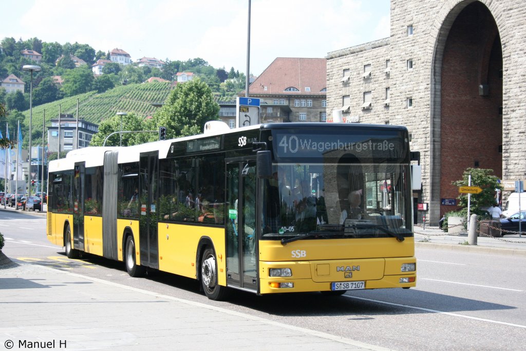 SSB (S SB 7107).
Stuttgart HBF, 28.6.2010.