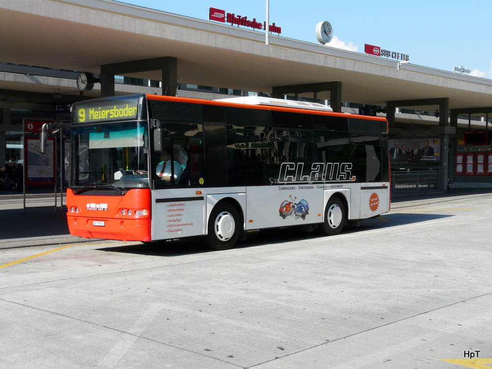 Stadtbus Chur - Neoplan  GR 97516 unterwegs auf der Linie 9 in Chur am 26.09.2011