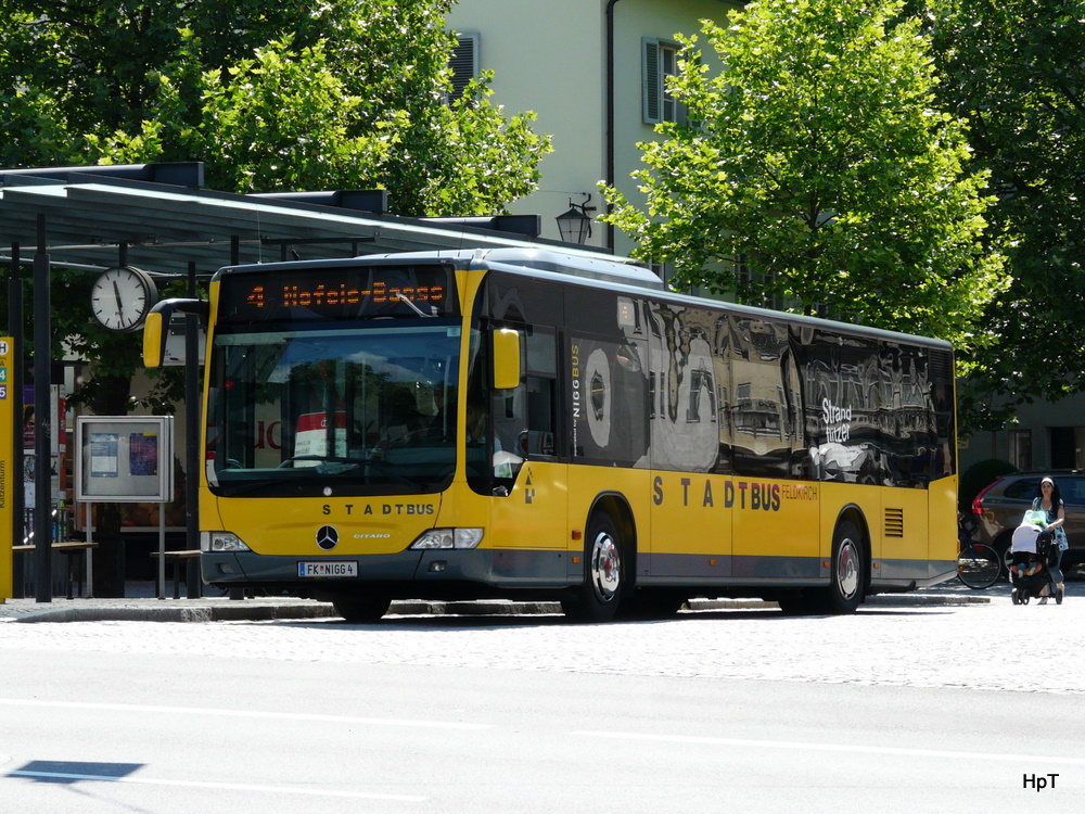 StadtBus Feldkich - Mercedes Citaro FK.NIGG 4 unterwegs auf der Linie 4 in der Stadt Feldkich am 24.05.2011