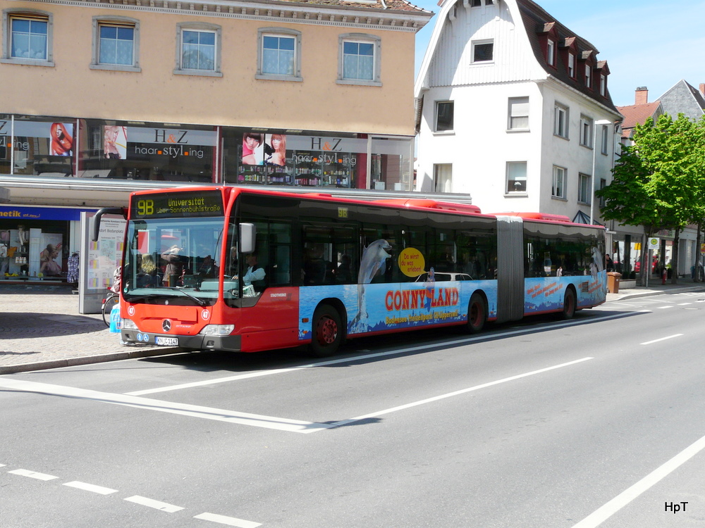 Stadtwerke Konstanz - Mercedes Citaro Nr.47 KN.C 1147 unterwegs auf der Linie 9B in der Stadt Konstanz am 11.05.2010