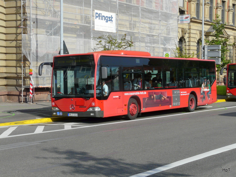 Stadtwerke Konstanz - Mercedes Citaro Nr.13 unterwegs in Konstanz am 13.09.2012