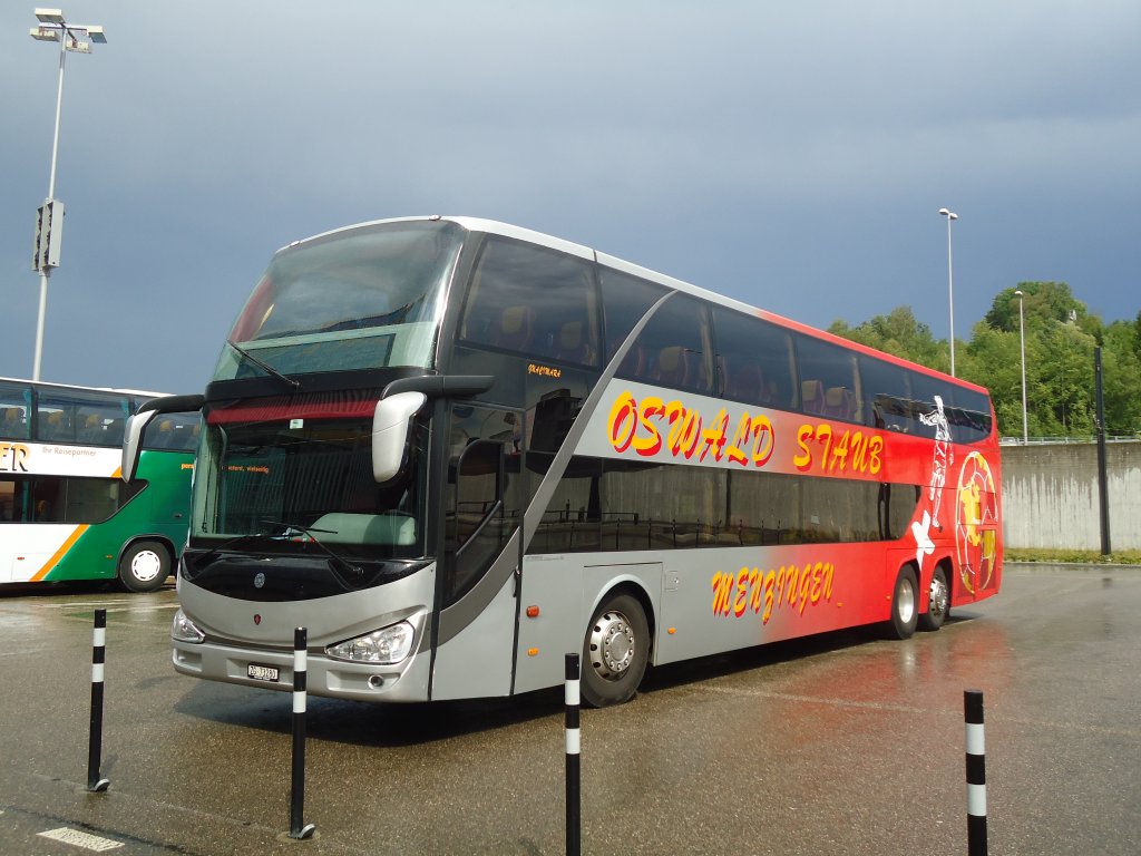 Staub, Menzingen - ZG 73'280 - Scania/Atomic am 10. Juli 2011 in Zrich-Flughafen