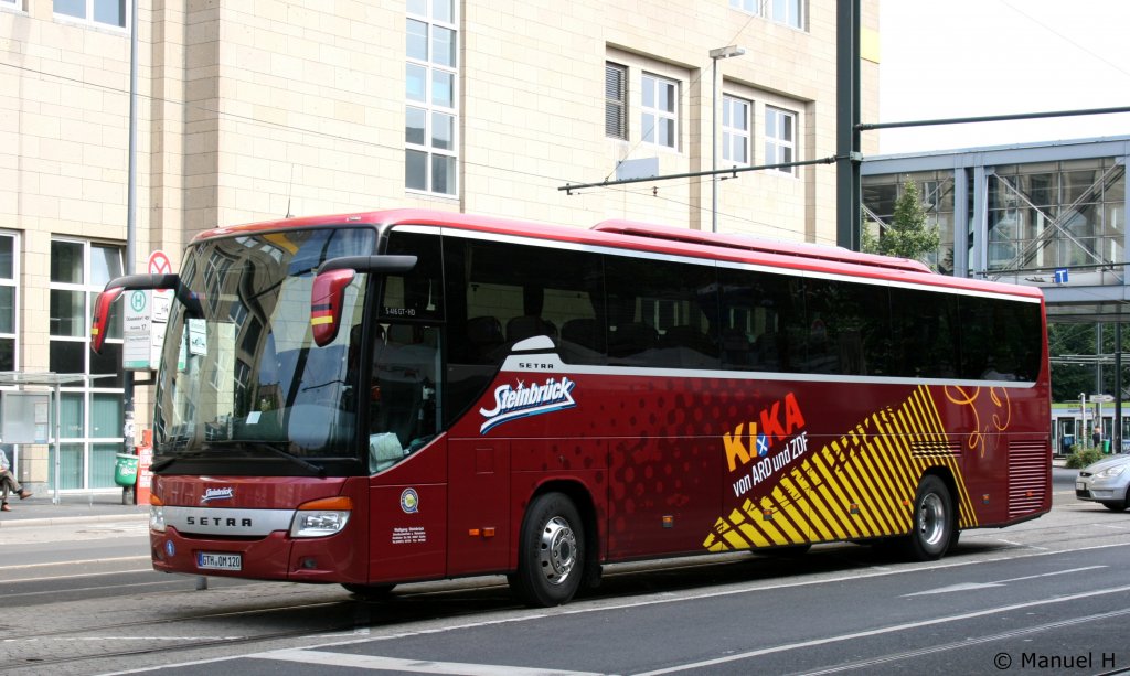 Steinbrck (GTH OM 120) kam bei der Kika Sommertour 2010 zum Einsatzt.
Am 1.8.2010 war der Bus am HBF Dsseldorf abgestellt.
