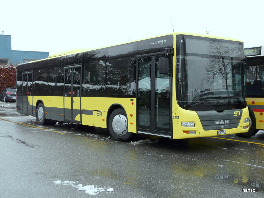 STI - MAN  Lion`s City  Nr.153 BE 801153 in Thun am 30.11.2012