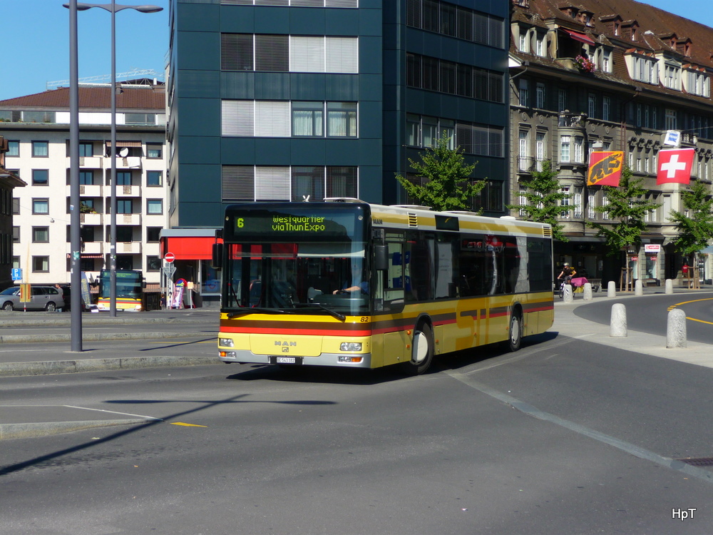 STI - MAN  Nr.82  BE  543382 unterwegs auf der Linie 6 in Thun am 24.09.2011