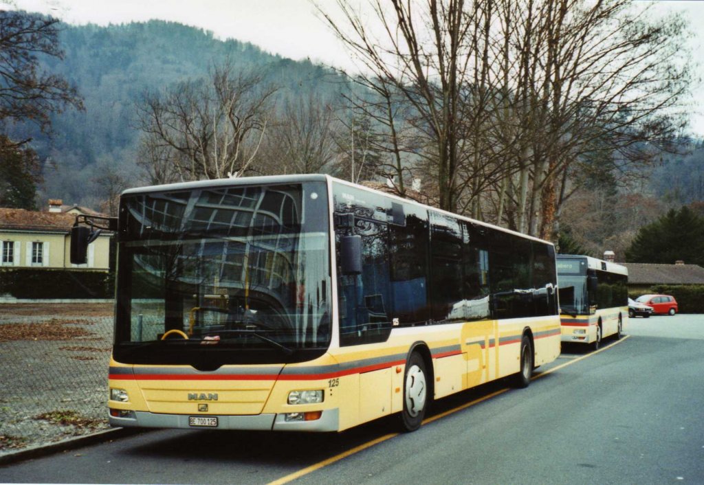 STI Thun Nr. 125/BE 700'125 MAN am 15. Dezember 2009 Thun, Schiffländte
