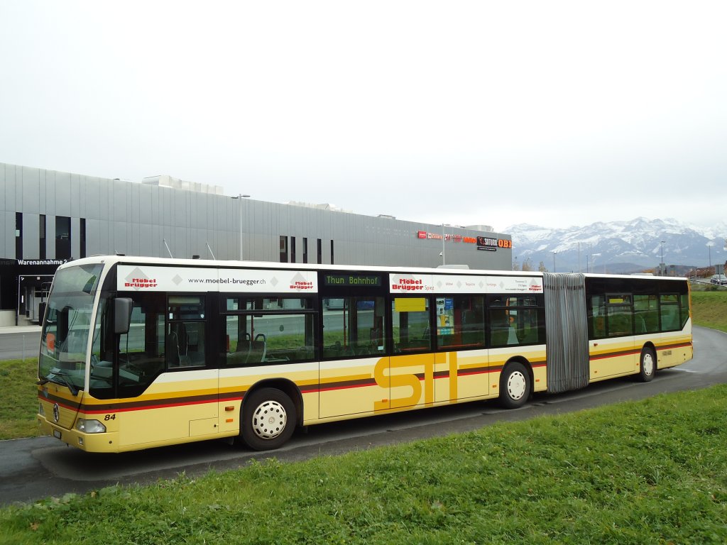 STI Thun - Nr. 84/BE 543'384 - Mercedes Citaro am 4. November 2012 in Thun, Arena