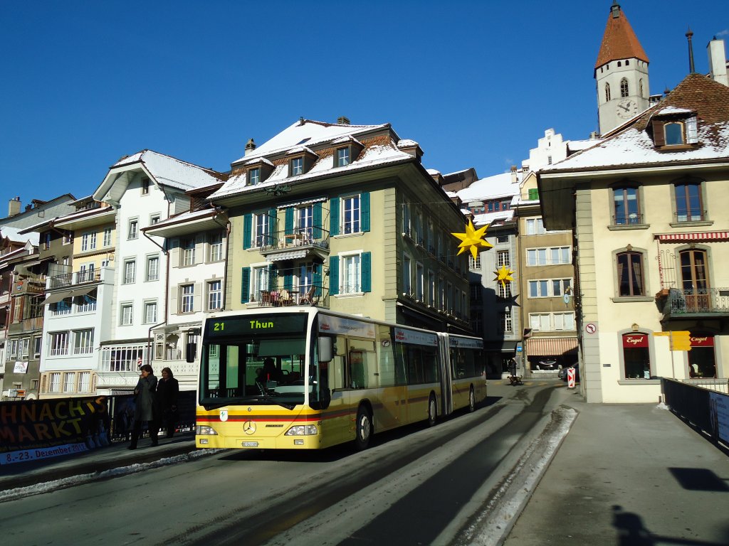 STI Thun - Nr. 85/BE 543'385 - Mercedes Citaro am 12. Dezember 2012 in Thun, Sinnebrcke