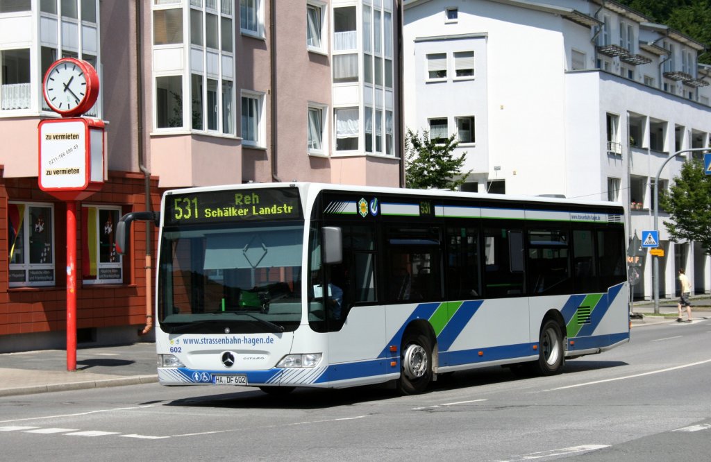 Straenbahn Hagen 602 (HA DF 602)
Hagen Hohenlimburg, 26.6.2010.