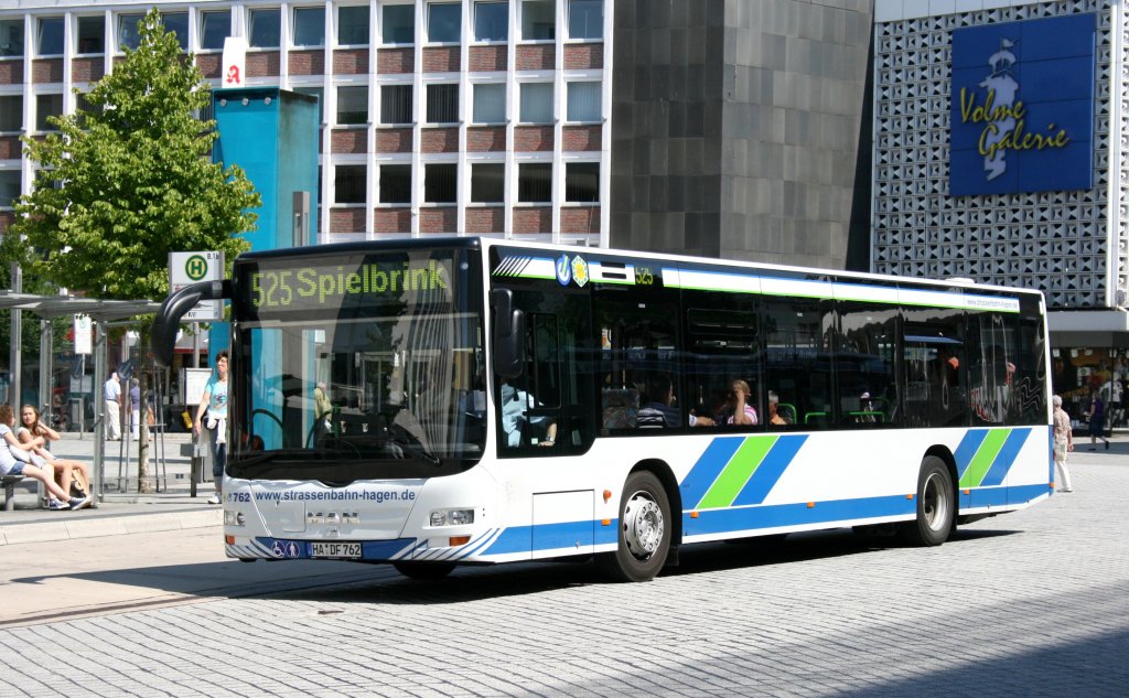 Straenbahn Hagen 762 (HA DF 762).
Hagen Stadtmitte.