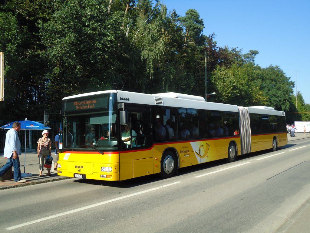 Stutz, Jonen Nr. 146/AG 336'774 MAN am 21. August 2010 Frauenfeld, Sportplatz