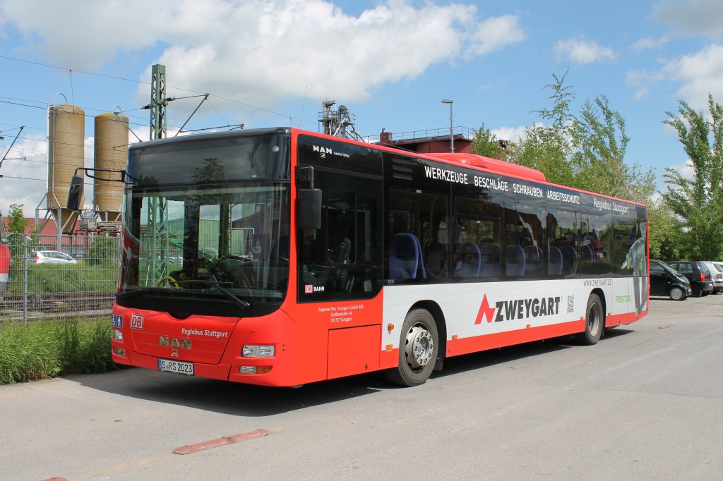 Süd-west Bus in Weil Der Stadt am HBF am 18.05.2013