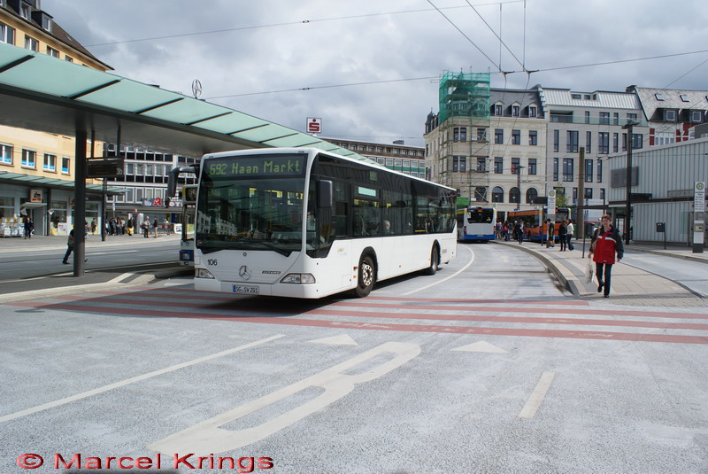 SWS Citaro 106 am Graf Willhelm Platz. Der Wagen ist von Elba aufgekauft!