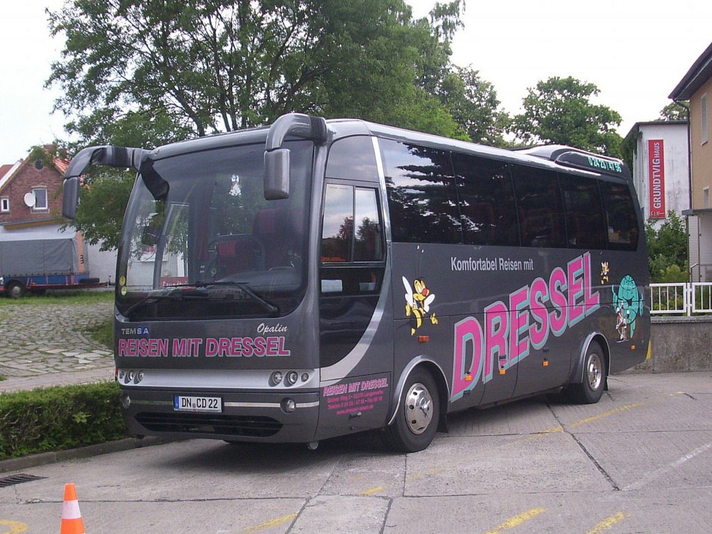 Temsa Opalin von Dressel aus Deutschland in Sassnitz am 09.07.2012 

