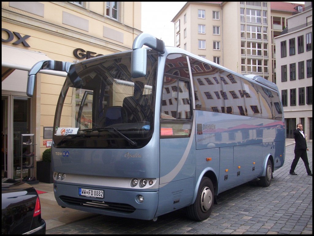 Temsa Opalin von Erda Touristik GmbH aus Deutschland in Dresden am 04.10.2012