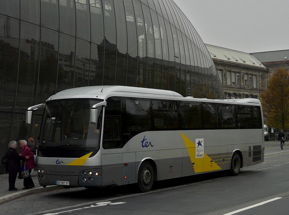 TEMSA Safari Bus aufgenommen am Bahnhof in Strasbourg.  31.10.2011