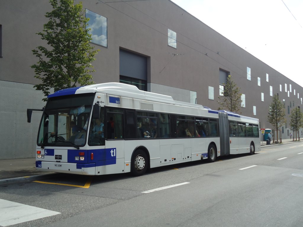 TL Lausanne - Nr. 542/VD 1458 - Van Hool am 12. Juli 2011 in Lausanne, Beaulieu