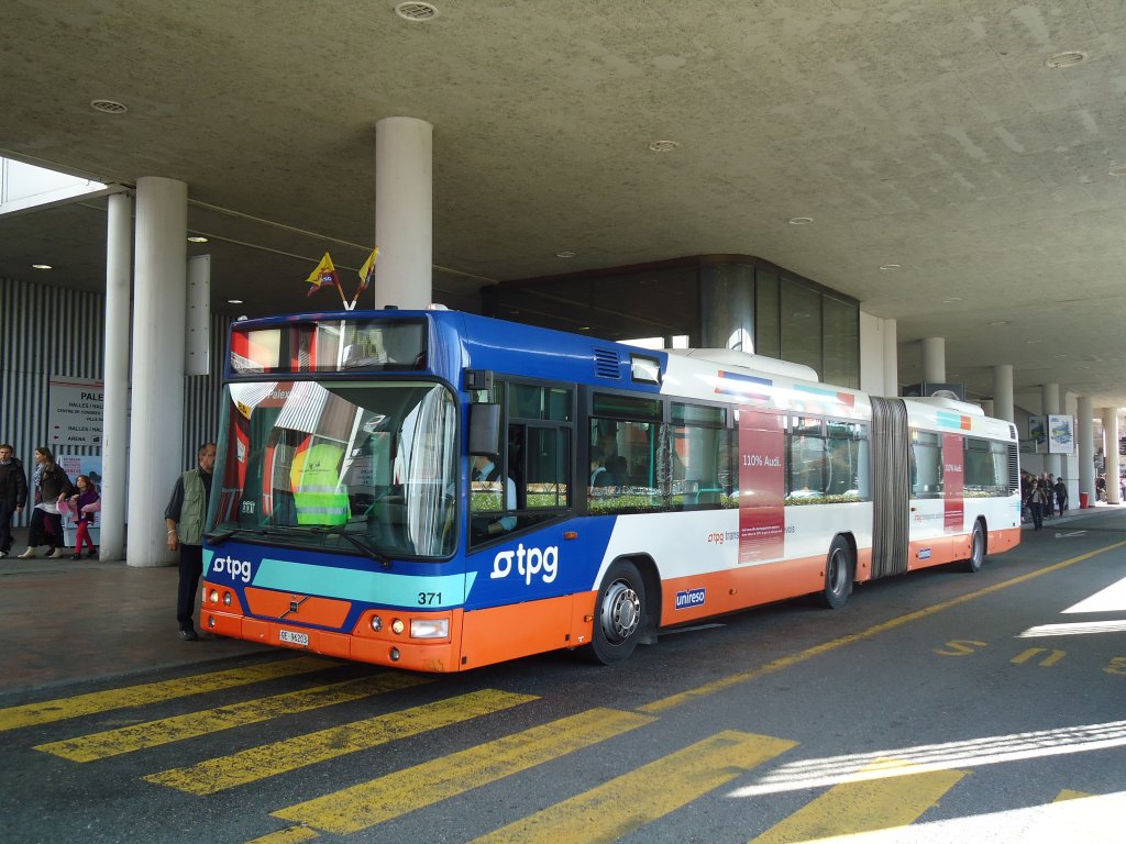 TPG Genve - Nr. 371/GE 96'203 - Volvo am 10. Mrz 2011 in Genve, Palexpo