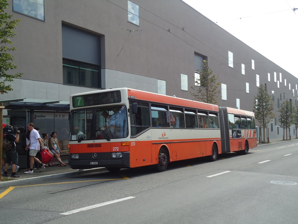 TPG Genve (TL Lausanne Nr. 633) - Nr. 272/GE 96'083 - Mercedes O 405G am 12. Juli 2011 in Lausanne, Beaulieu