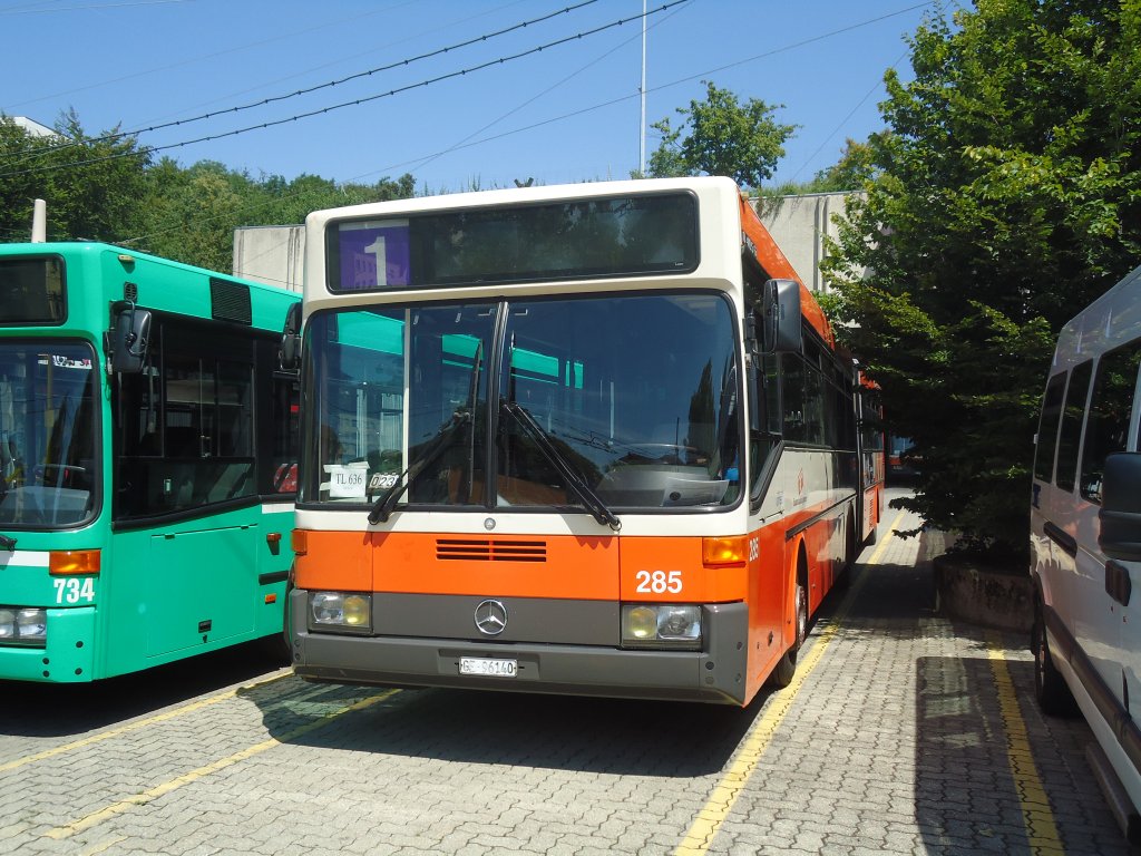 TPG Genve (TL Lausanne Nr. 636) - Nr. 285/GE 96'140 Mercedes O 405G am 12. Juli 2011 in Lausanne, Dpt Borde