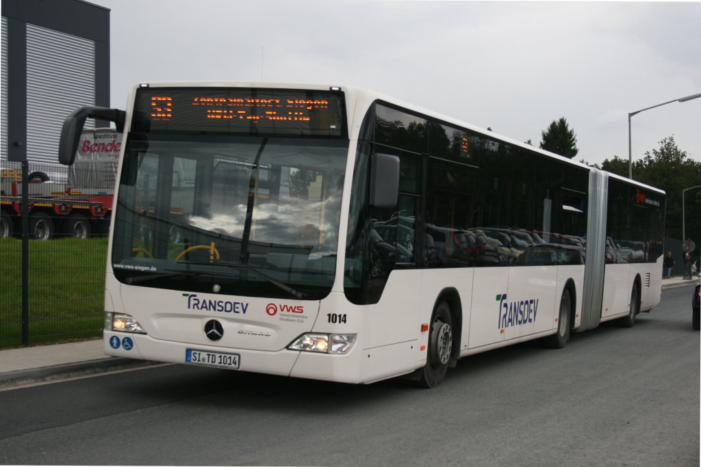 Transdev 1014 (SI TD 1014).
Siegen Wilhelmshöhe, 18.9.2010.