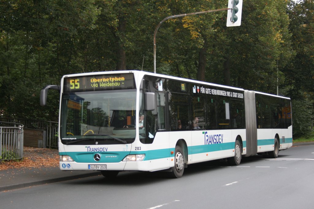 Transdev 203 (SI BV 203).
Siegen, 18.9.2010.