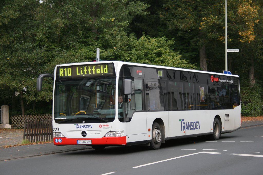 Transdev 223 (SI BV 223).
Siegen, 18.9.2010.