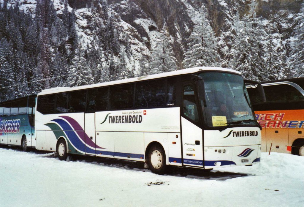 Twerenbold, Baden Nr. 35/AG 385'900 Bova am 9. Januar 2010 Adelboden, Unter dem Birg (Einsatz am Ski-Weltcup von Adelboden)