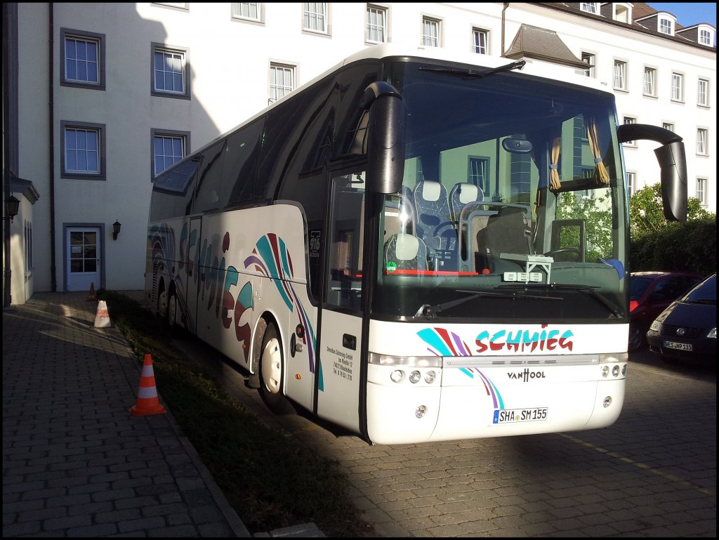 Van Hool T916 von Schmieg aus Deutschland in Sassnitz am 13.09.2012