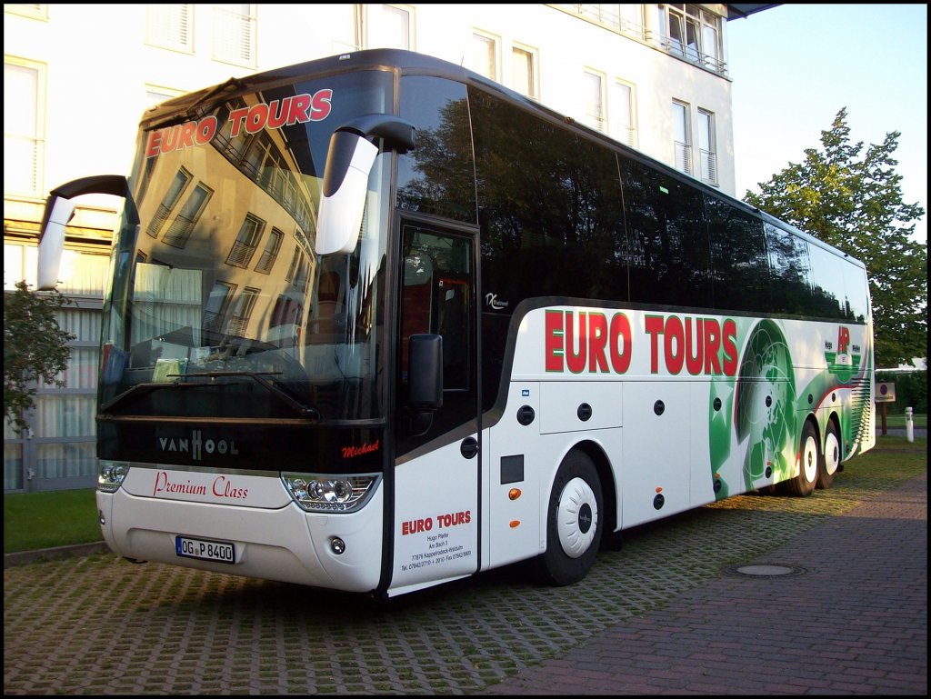 Van Hool TX von Eurotours aus Deutschland in Bergen am 06.09.2012 - Bus