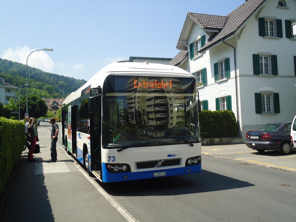 VBL Luzern - Nr. 73/LU 250'372 - Volvo am 2. Juni 2012 in Kriens, Wichlernstrasse