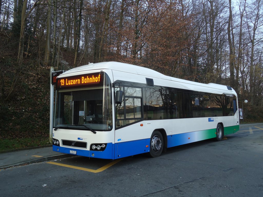 VBL Luzern - Nr. 74/LU 250'373 - Volvo am 11. März 2011 in Luzern, Friedental