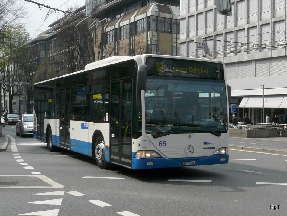 VBL - Mercedes Citaro Nr.65  LU 15691 unterwegs auf der Linie 18 am 10.04.2010