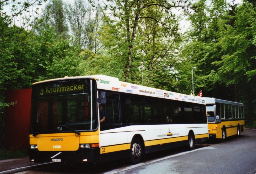 VBSH Schaffhausen Nr. 33/SH 38'033 Volvo/Hess am 16. Mai 2010 Schaffhausen, Sommerwies