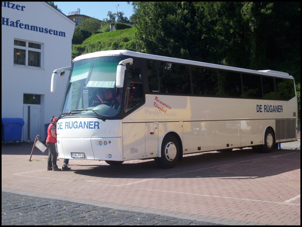 VDL Bova Futura von De Rganer aus Deutschland im Stadthafen Sassnitz am 22.08.2012