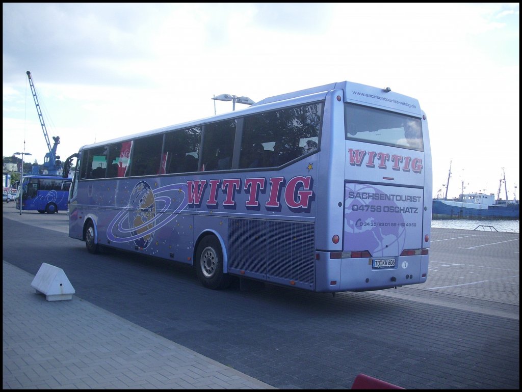 VDL Bova Futura von Wittig aus Deutschland im Stadthafen Sassnitz am 26.08.2012