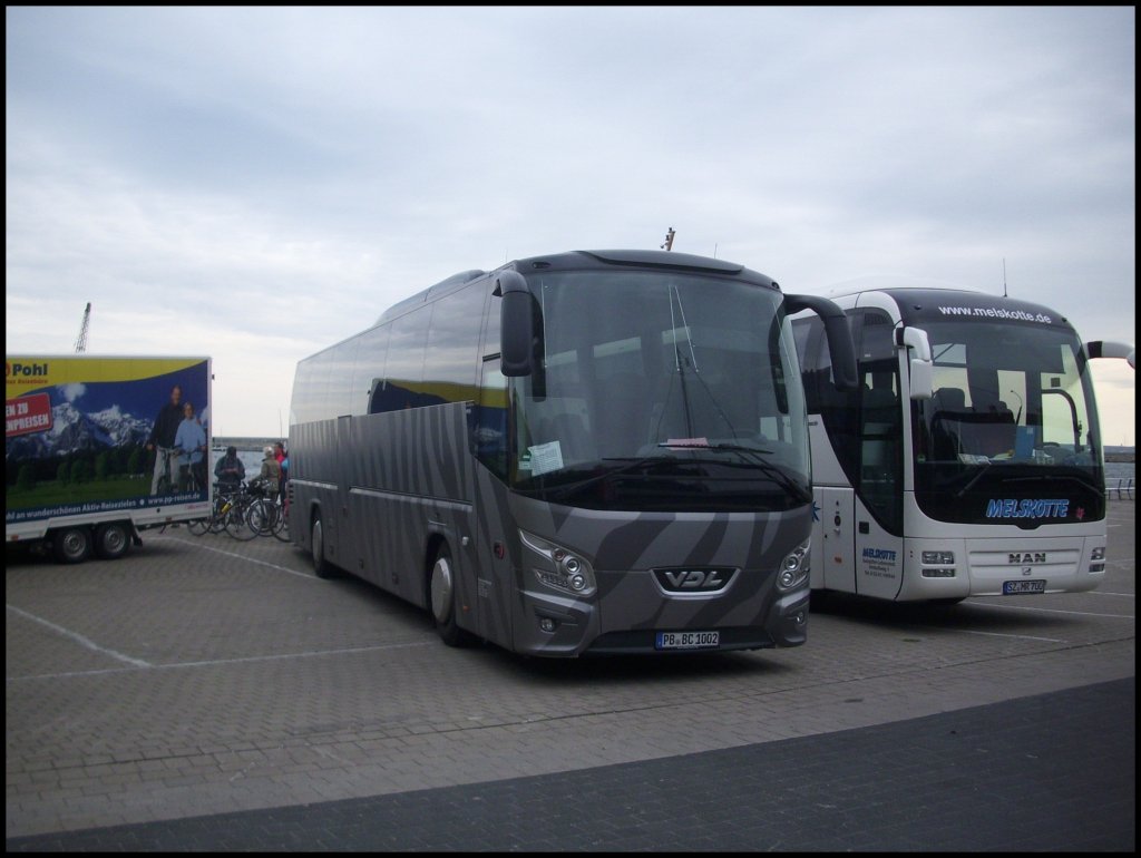 VDL Futura aus Deutschland im Stadthafen Sassnitz am 21.09.2012