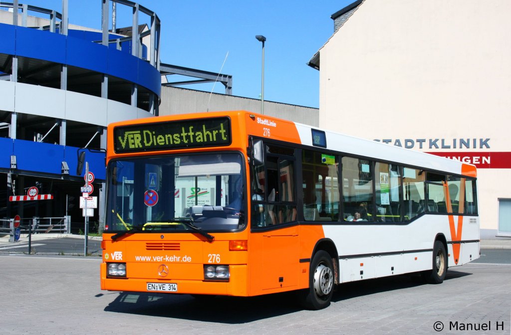 Ver 276 (EN VE 314).
Aufgenommen am ZOB Hattingen, 6.9.2010.