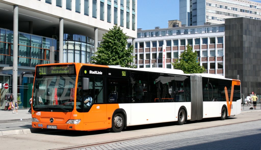 Ver 333 (EN VE 7333).
Hagen Stadtmitte, 26.6.2010.