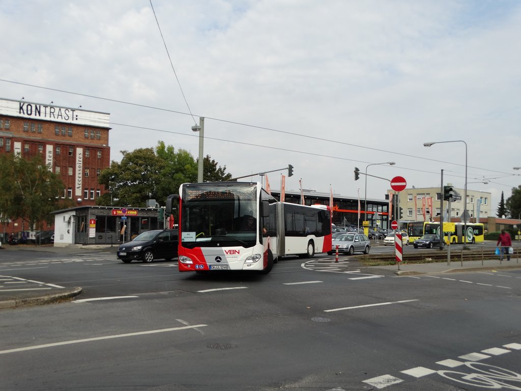 Verkehrsbetriebe Nagoldtal Mercedes Benz Citaro 2 G am 30.09.17 in Frankfurt am Main als SEV auf der Straßenbahnlinie 11 und 12