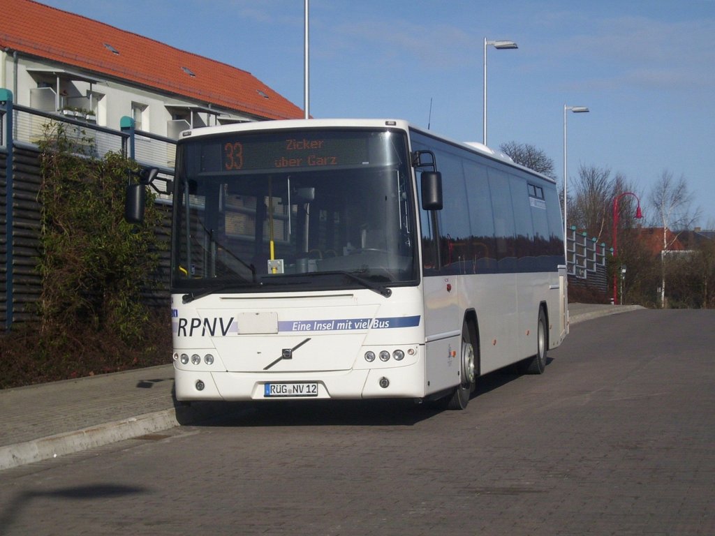 Volvo 8700 der RPNV in Bergen am 20.02.2012 

