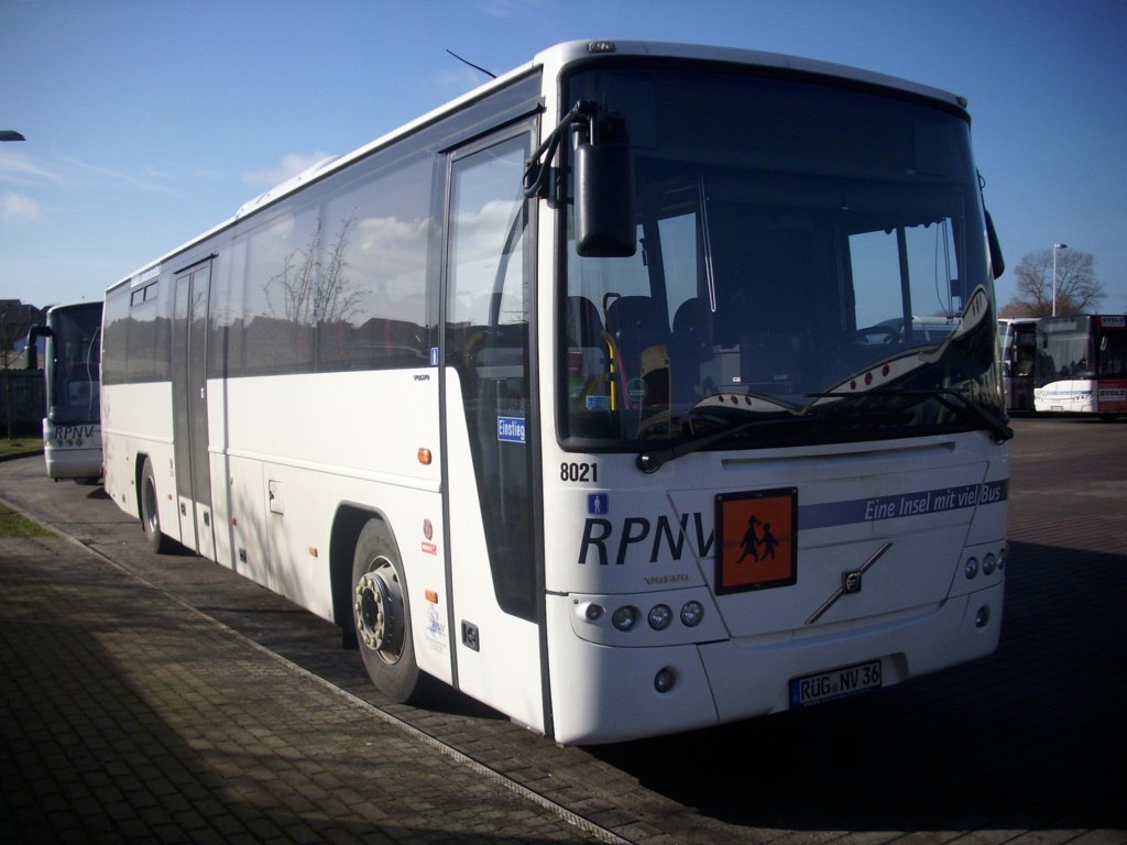 Volvo 8700 der RPNV in Bergen am 23.02.2012

